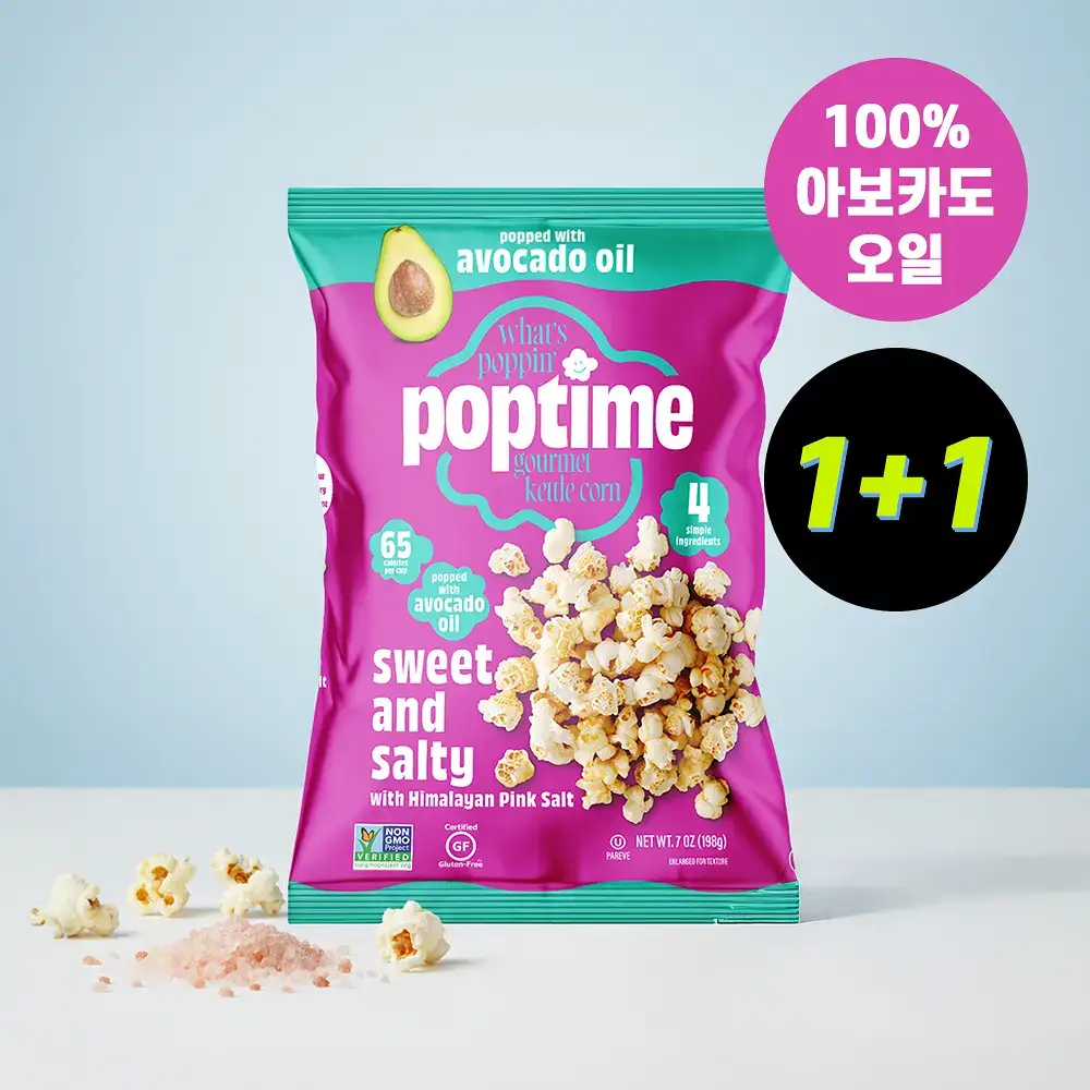 [1+1] 팝타임 팝콘 스윗&솔티 42g